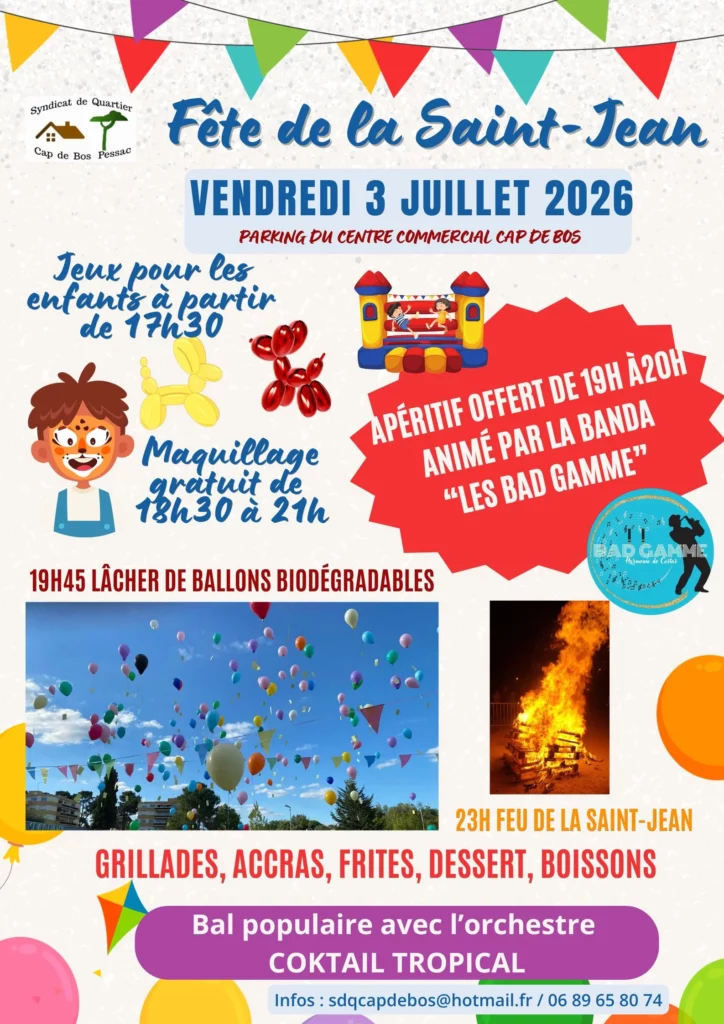 Affiche fête de la Saint-Jean